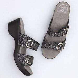 Dansko "Like New" Sophie Women Leqther Sandals shoes sz 41 US 10.5-11